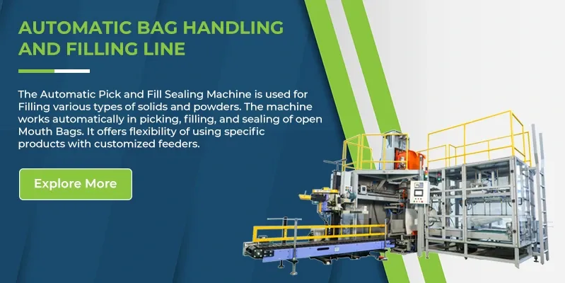 Automatic Bag Handling And Filling Line