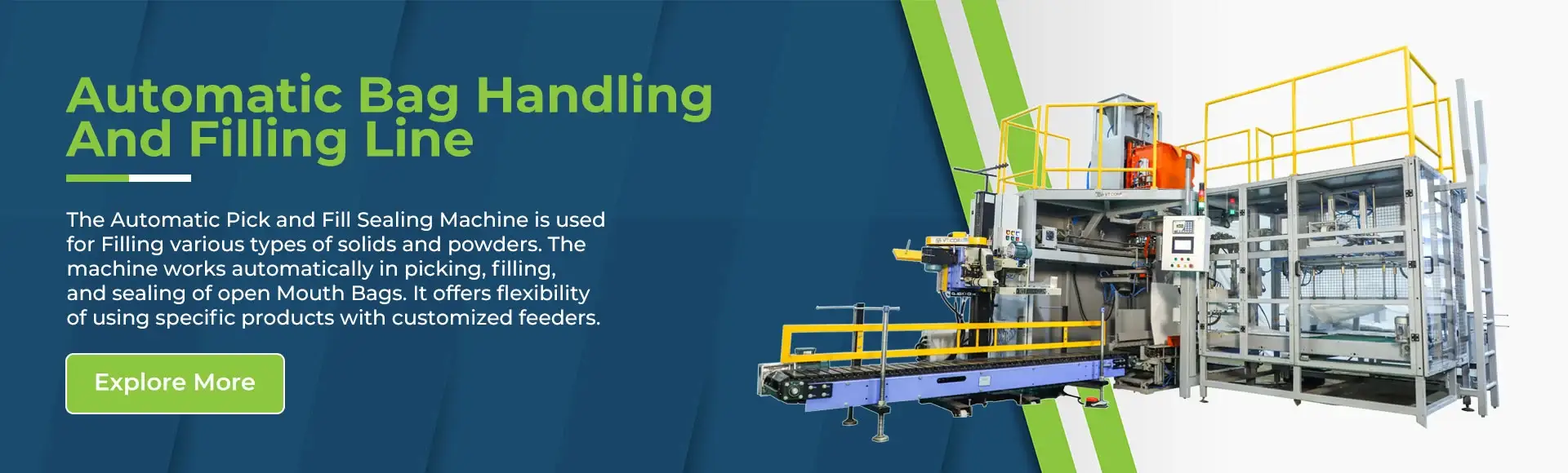 Automatic Bag Handling And Filling Line