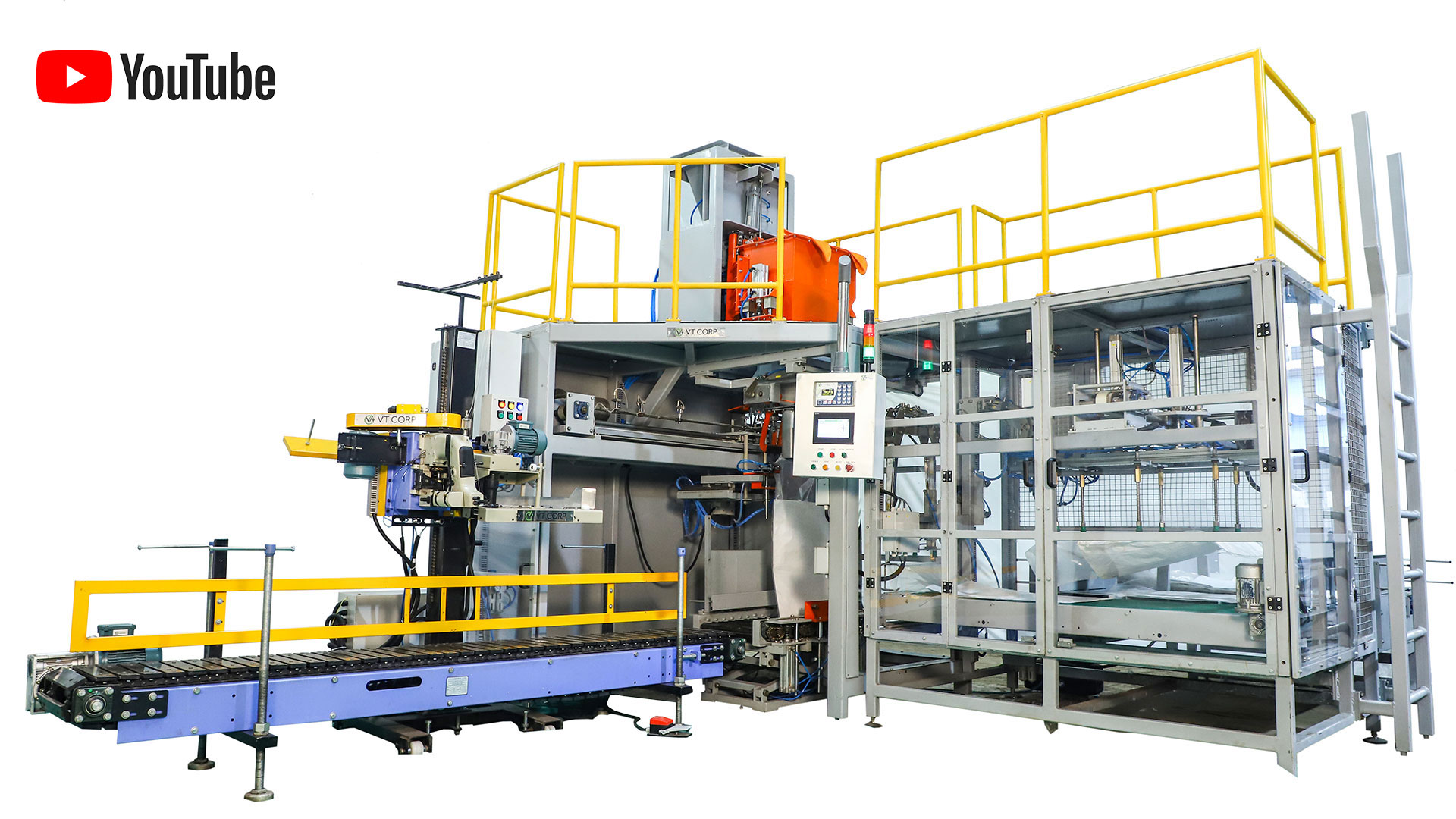 Automatic Bag Handling And Filling Line video